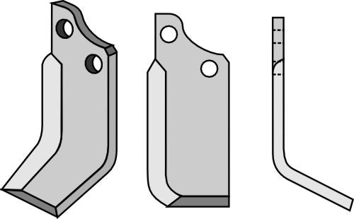 Terä 130 x 40 mm, oikea