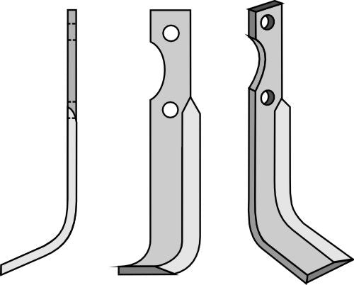 Blade 185x25mm, left