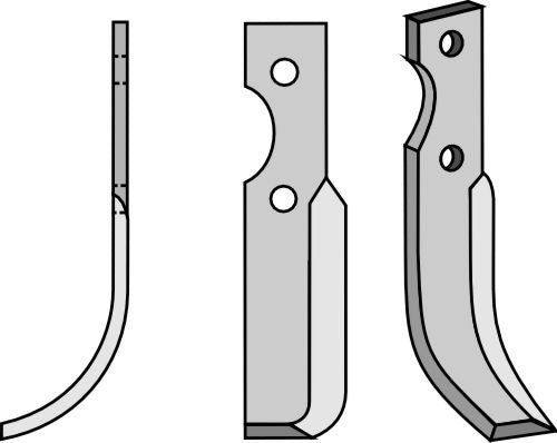 Terä 164 x 30 mm, vasen
