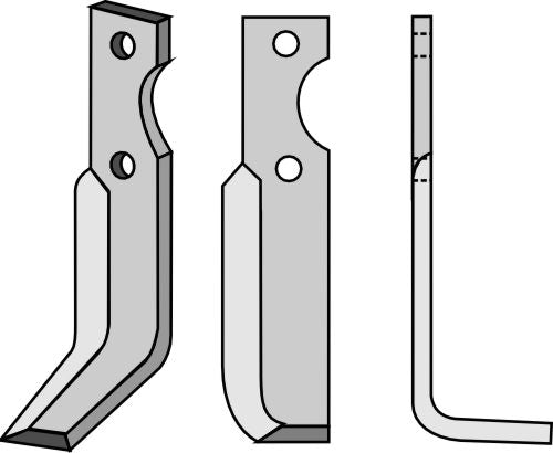 Blad 164x30mm, høyre