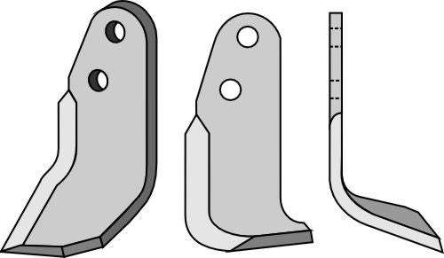 Blad 200 x 80 mm, höger