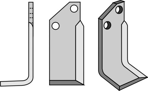 Blad 155x60mm, venstre
