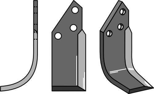 Blad 218x90mm, venstre