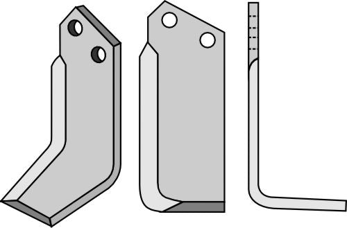 Blad 200x80mm, høyre