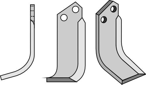 Klinge 170 x 60 mm, venstre