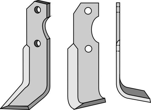Terä 203 x 45 mm, oikea