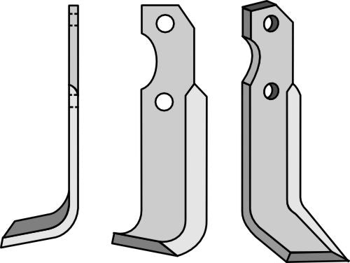 Terä 180 x 30 mm, vasen