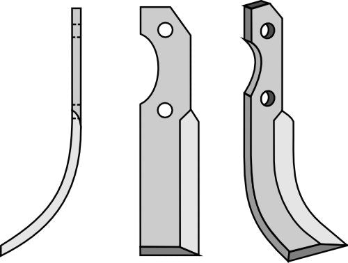 Blad 182 x 35 mm, vänster