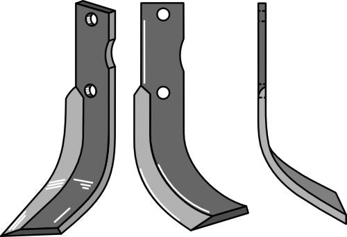 Blad 210 x 40 mm, höger