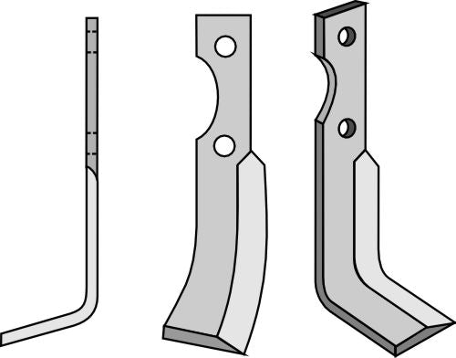 Blad 183x30mm, venstre