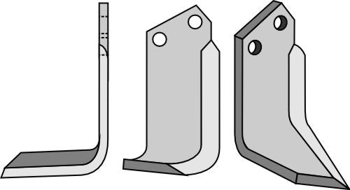 Blad 174x60mm, venstre