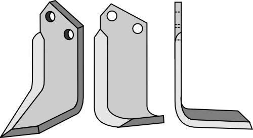 Blad 174x60mm, høyre
