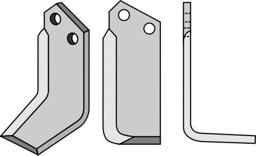 Blad 185 x 70 mm, höger