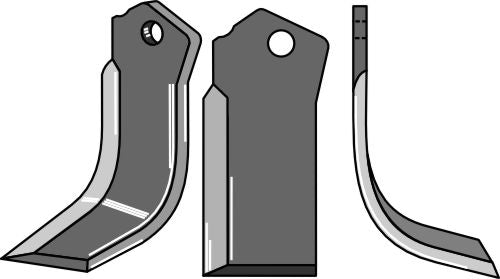 Blad 200 x 80 mm, höger