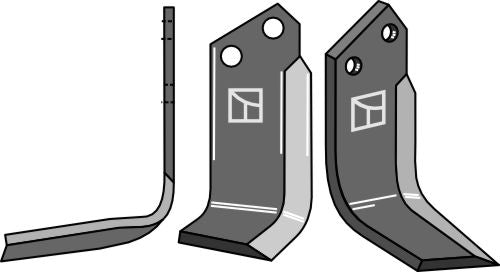 Blad 188 x 80 mm, vänster