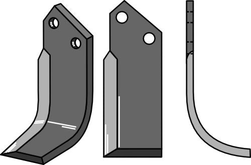 Terä 150 x 50 mm, oikea