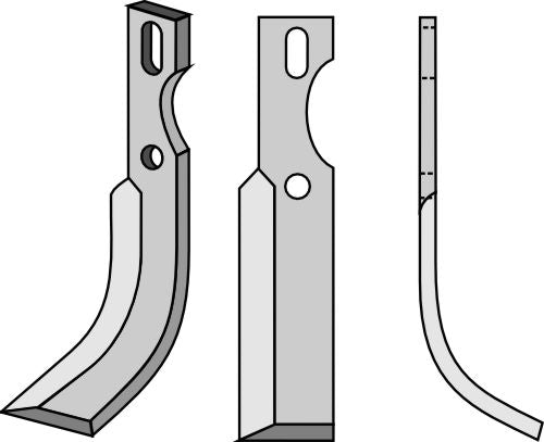 Universalblad 200x35mm, høyre