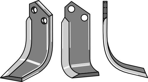 Blad 190 x 60 mm, höger