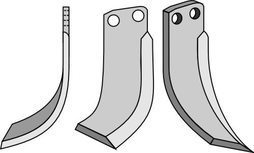 Blad 200 x 80 mm, vänster