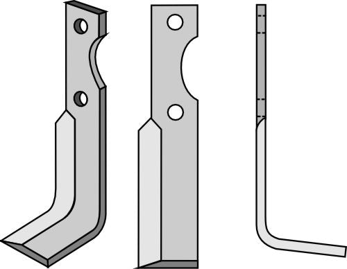 Terä 218 x 45 mm, oikea