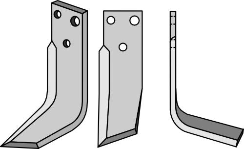 Blad 235 x 65 mm, höger