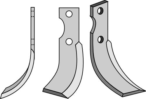 Klinge 263 x 60 mm, venstre