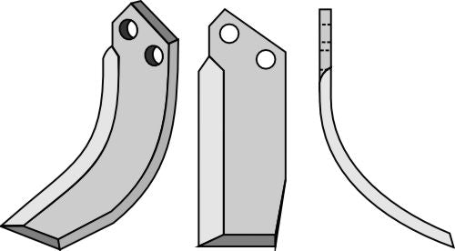 Blad 180 x 60 mm, höger