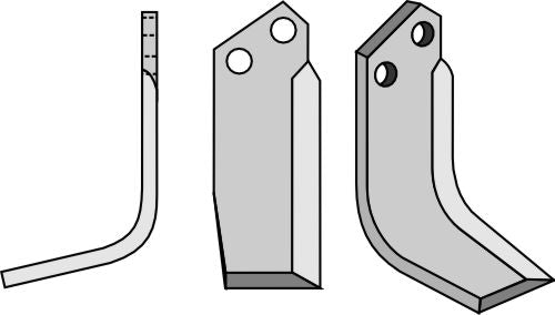 Klinge 142 x 50 mm, venstre