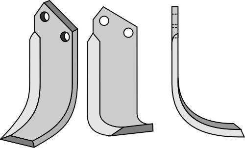 Blad 228 x 80 mm, höger