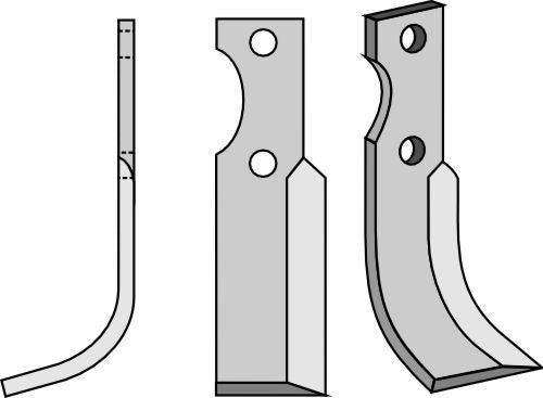 Blad 225x45mm, venstre