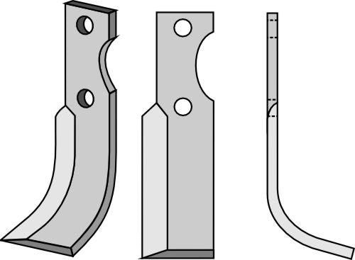Blad 225 x 45 mm, höger