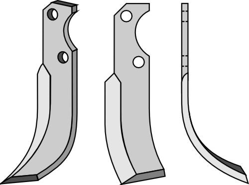 Terä 215 x 45 mm, oikea