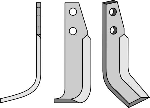 Blad 190x45mm, venstre