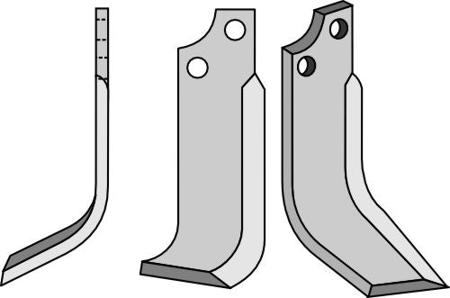 Blad 210x60mm, venstre