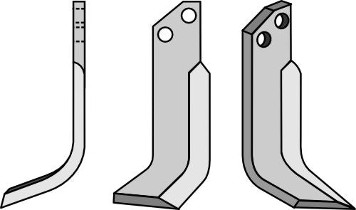 Blade 140x35mm, left