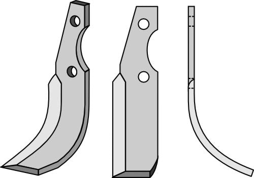 Blade 210x40mm, right