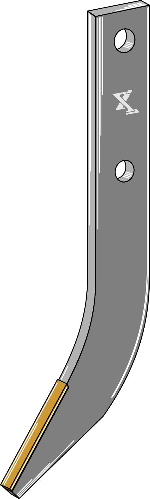 Row cutter hook - Hard metal