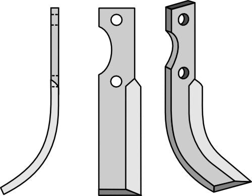 Klinge 190 x 30 mm, venstre