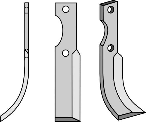 Blad 205 x 30 mm, vänster