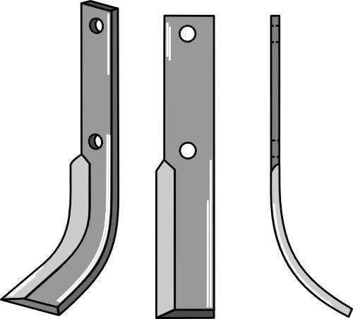 Blad 230x30mm, høyre