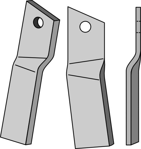 Rotationspinne 250x60 mm, höger