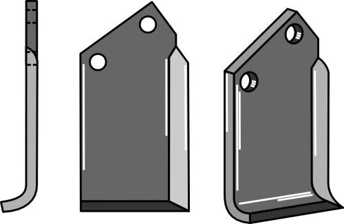 Blad 170 x 80 mm, vänster