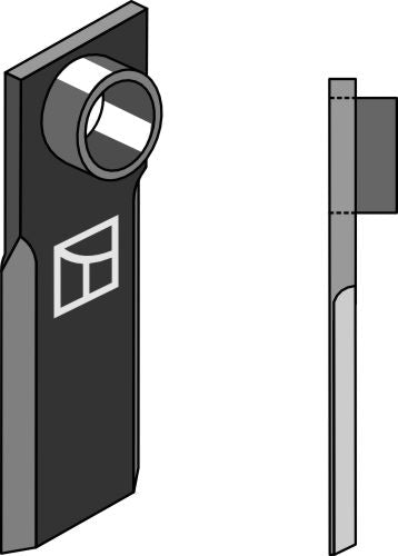 Halmblad 100 x 35 mm