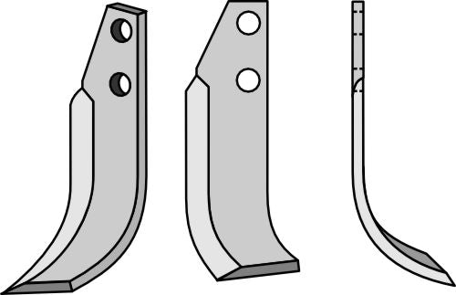 Blad 175 x 40 mm, höger