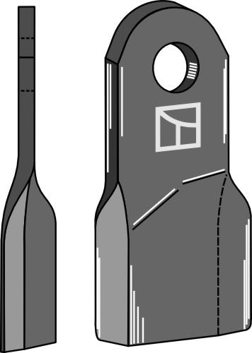 Slagor 155x60 mm, höger