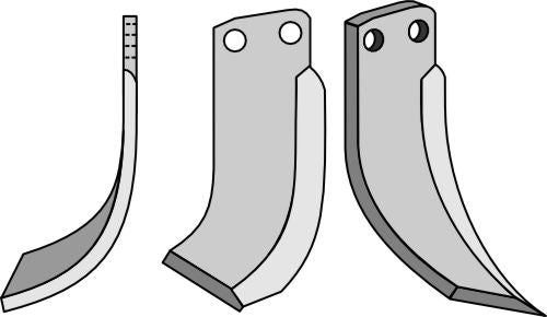 Blad 195 x 75 mm, vänster