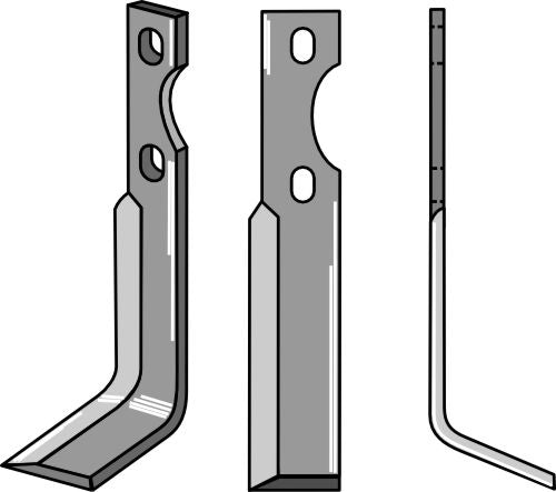 Rotationspinne 250x35 mm, höger