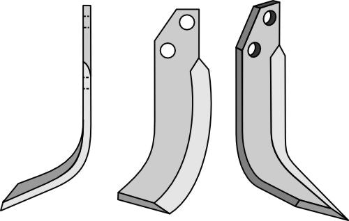 Blad 185x50mm, venstre