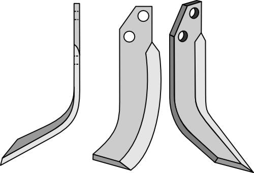 Klinge 205 x 50 mm, venstre