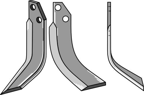 Klinge 215 x 50 mm, højre